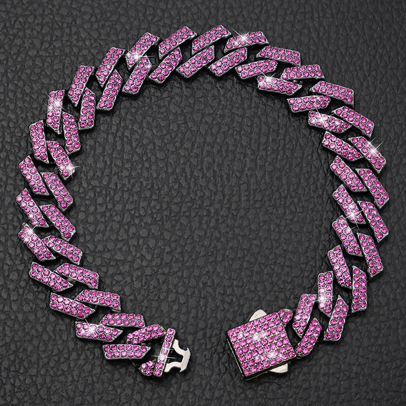 Hundhalsband med strass