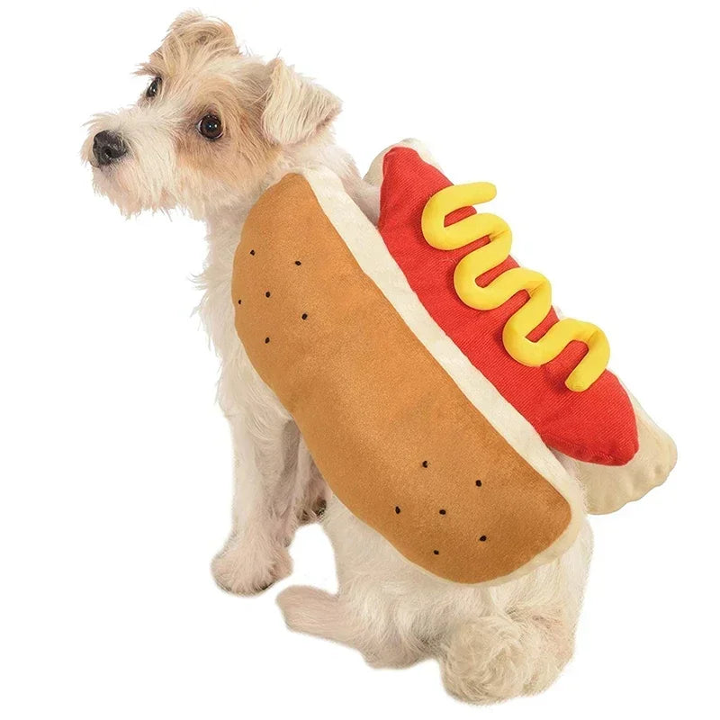 Utklädnad för hund varmkorv