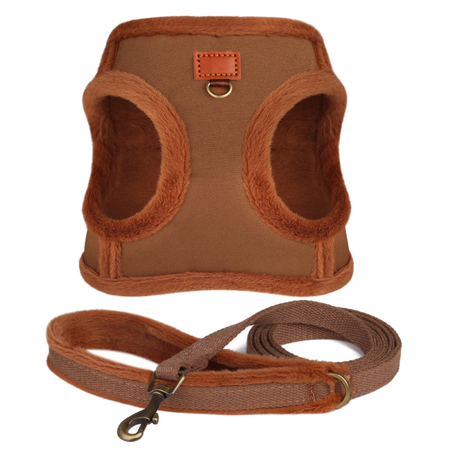 Pälsklädd sele för hund