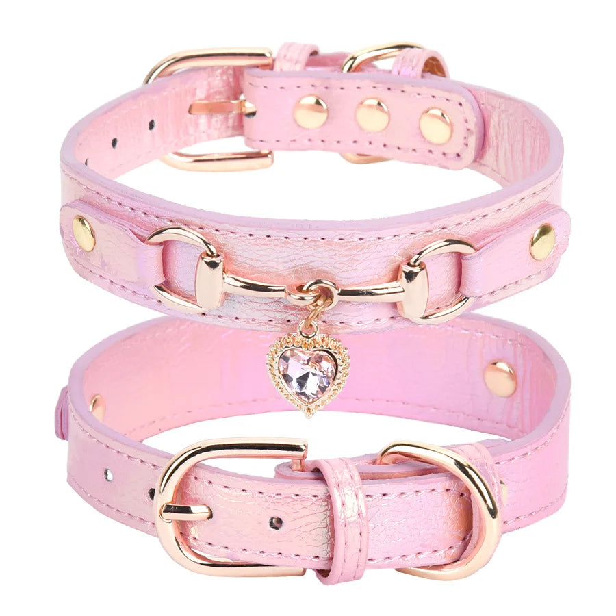 Hundhalsband med smycke