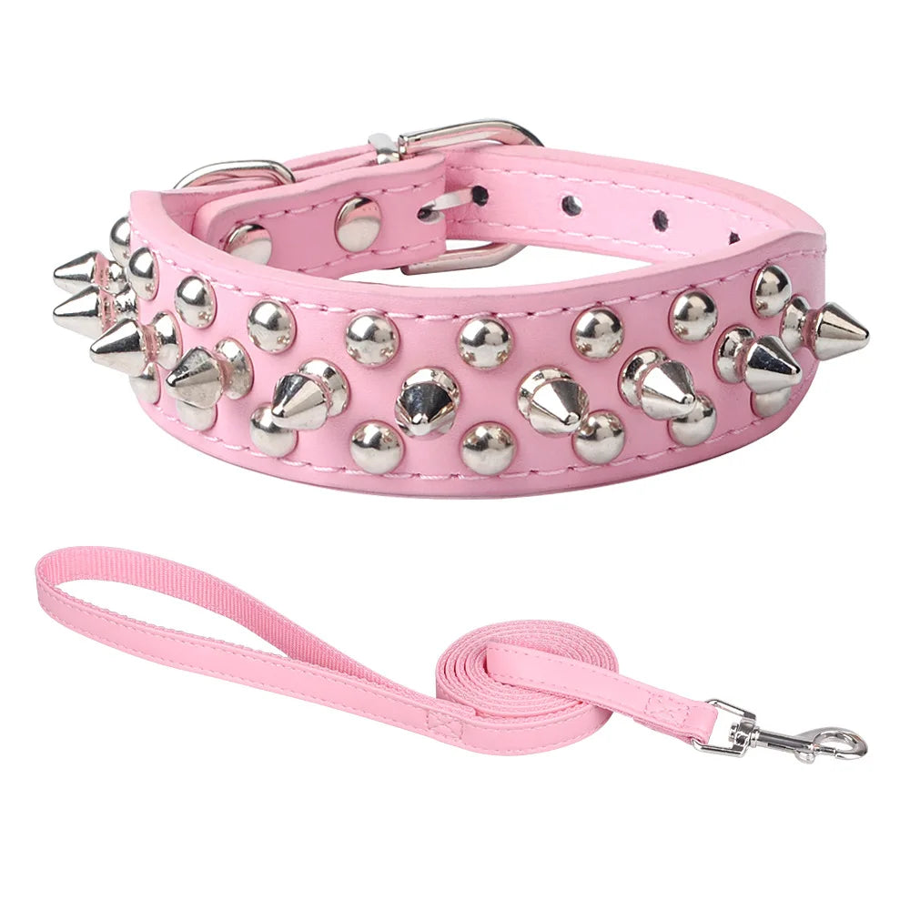 Hundhalsband med spikes