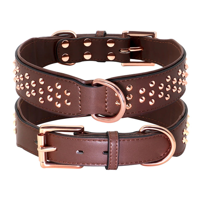 Hundhalsband med nitar