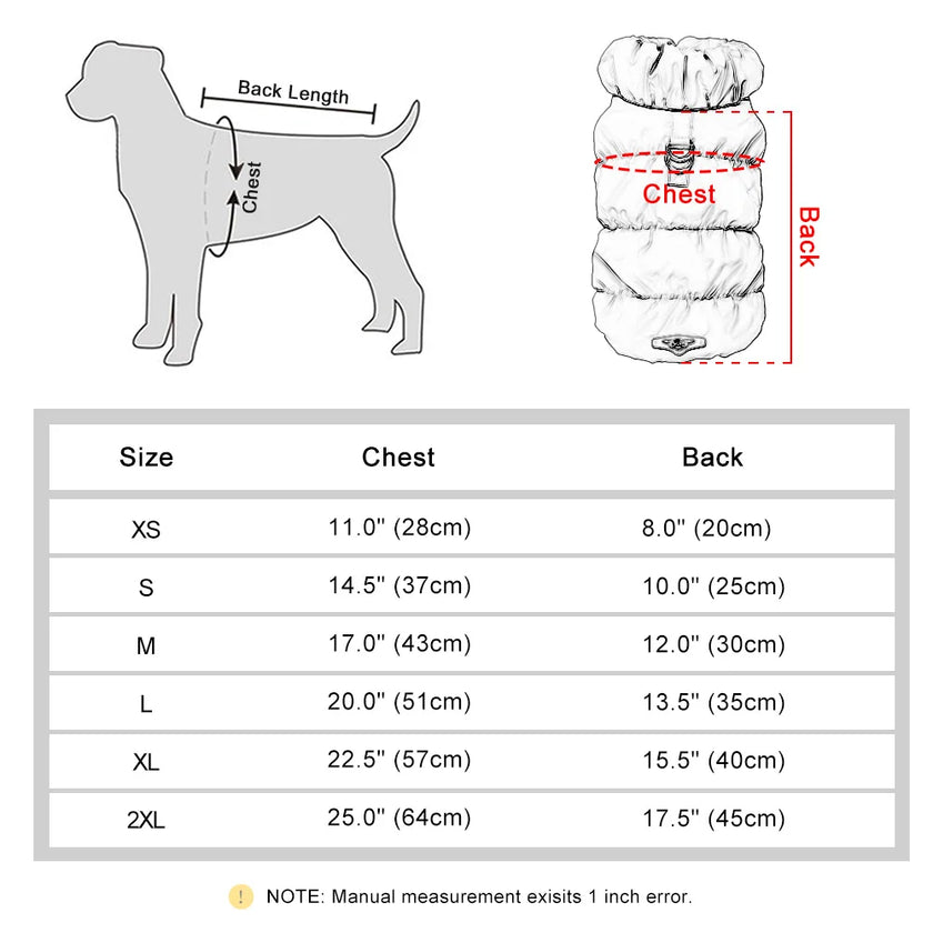 Täckjacka för hund