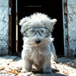 Goggles för liten hund