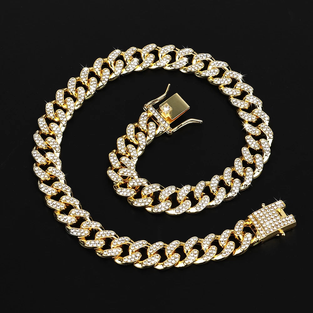 Hundhalsband med strass