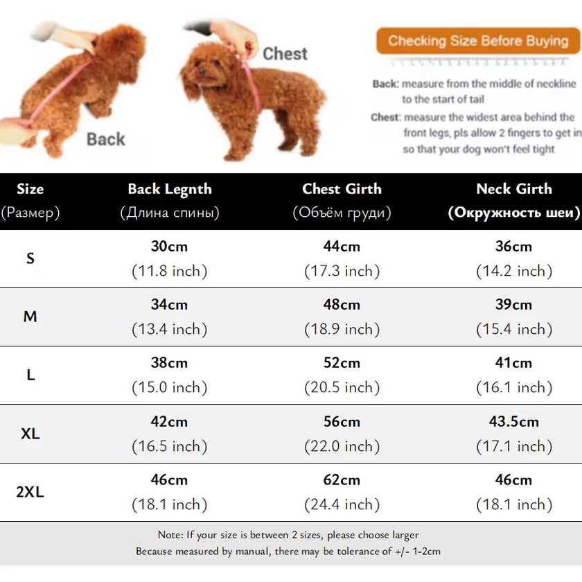 Vinterjacka med sele för hund