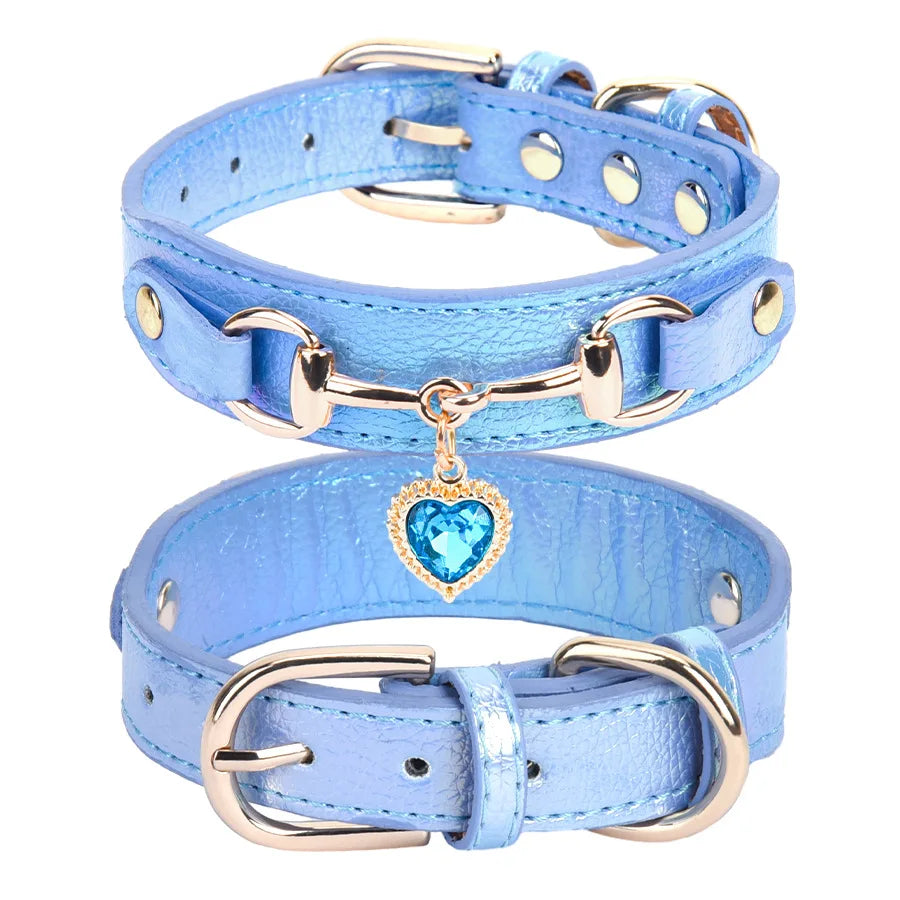 Hundhalsband med smycke