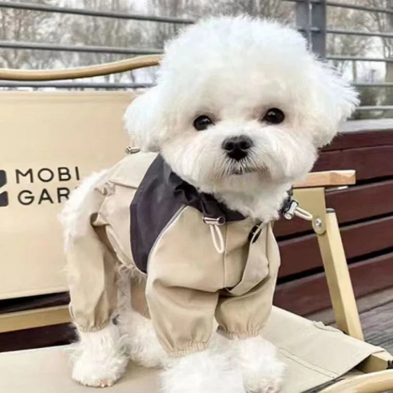 Regnoverall för hund