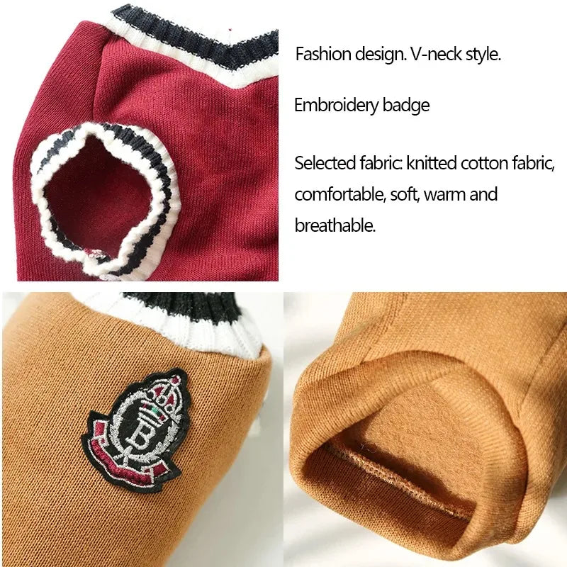Collegetröja för hund