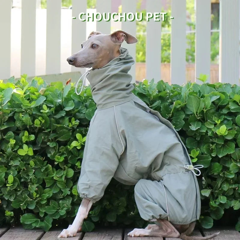 Vattentät overall för hund