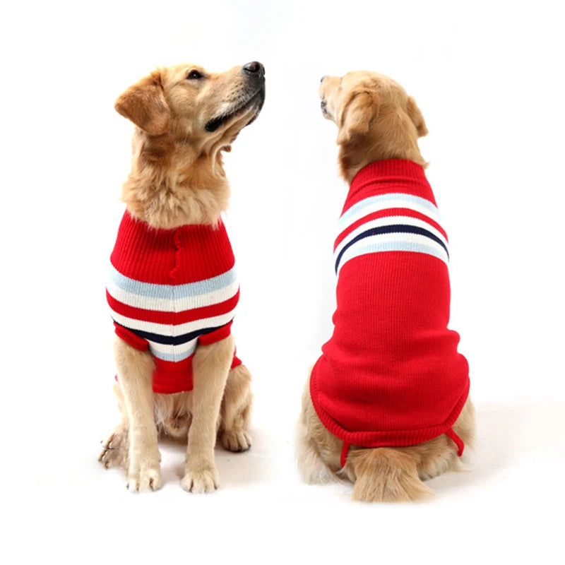 Stickad jultröja för hund