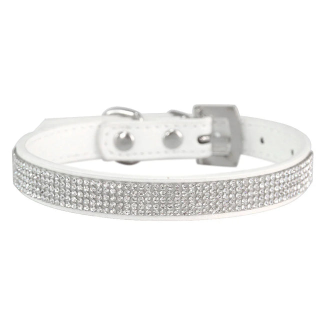 Hundhalsband med strass