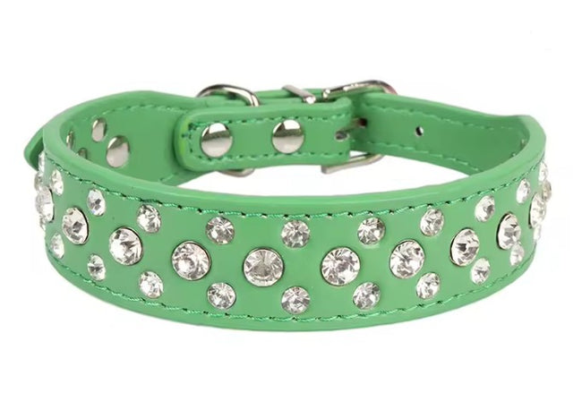 Hundhalsband med strass